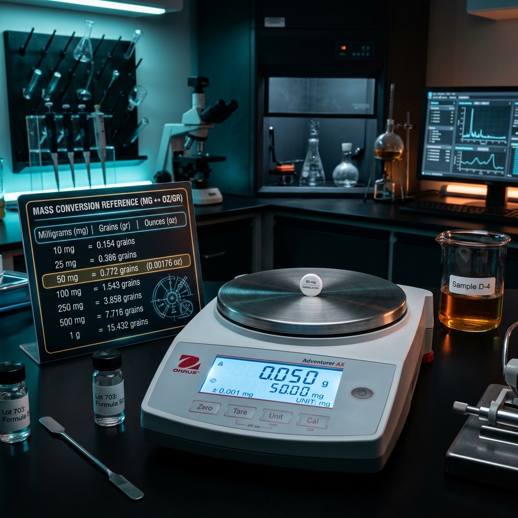50 MG to LBS: Precise Conversion Formula, Tables & Examples