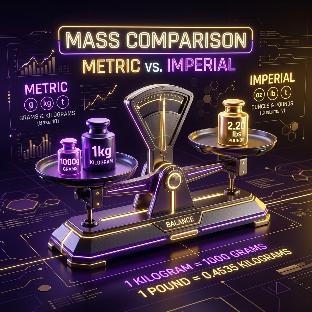 Understanding Imperial vs Metric Mass Units Scale & System Comparison